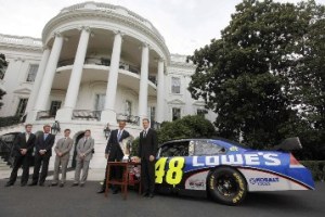 President Obama gets snubbed by NASCAR drivers
